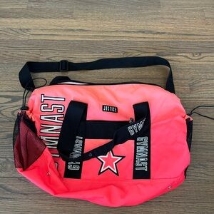 Justice Pink Gymnast Duffle Bag